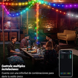 LUCES SMART NAVIDEÑAS CON RGB PARA DECORACIÓN